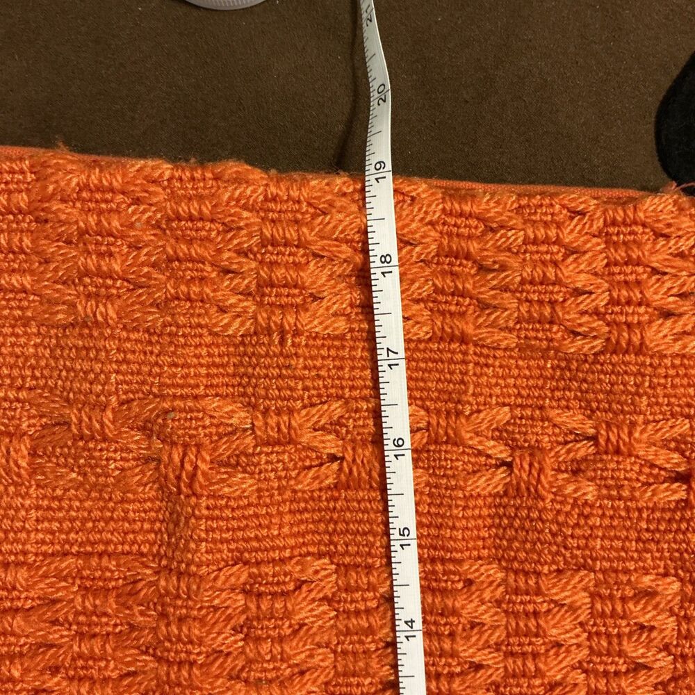 Tommy Bahama Home Cross Weave Canvas Mango Pillow Cover 19 X 19 - See Pics - Picture 8 of 9